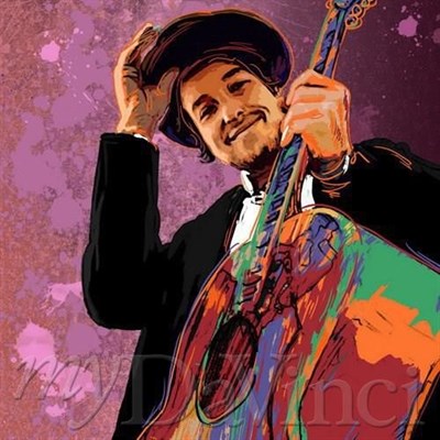 Bob Dylan Pop Art Print - myDaVinci